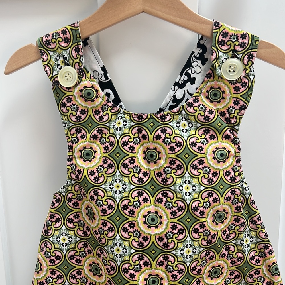 NEW Right Bank Babies Reversible Apron Dress - 6 - Picture 6 of 7